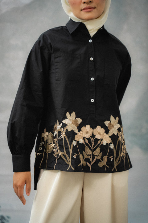 CONTESSA SHIRT IN MIDNIGHT FLORAL