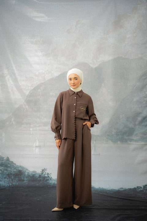 BRERA TROUSERS IN ESPRESSO