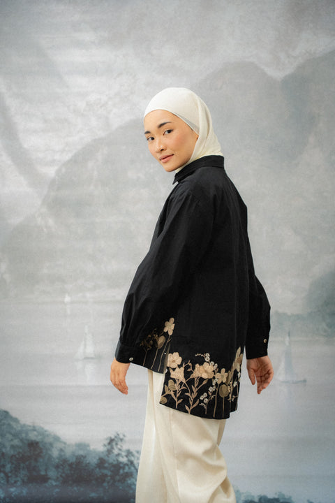 CONTESSA SHIRT IN MIDNIGHT FLORAL