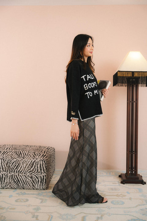 TALK BOOKS TO ME KNIT SWEATER