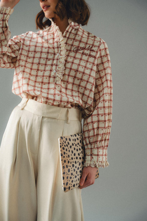 BALZAC SHIRT IN CHERRY GINGHAM
