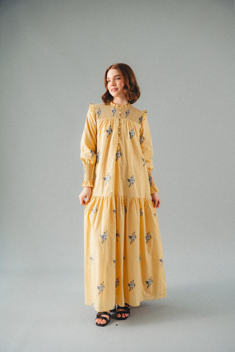 THE EMMA DRESS IN BLUEBELL