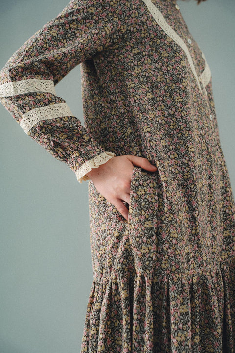 LUNDI DRESS IN MORRIS