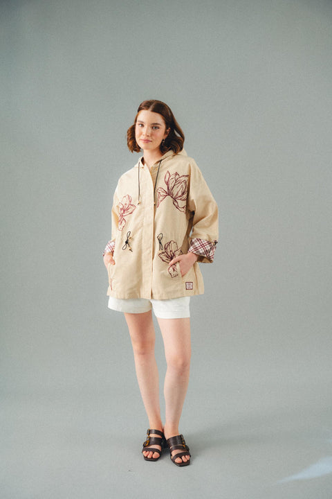 CHELSEA PARKA IN MERLOT