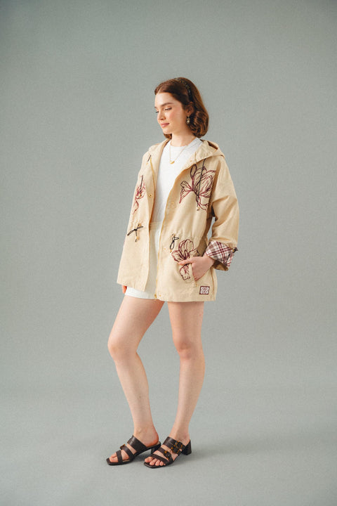 CHELSEA PARKA IN MERLOT