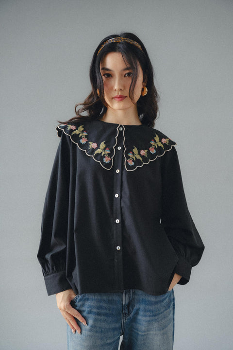 VALENTINA SHIRT IN MOSS
