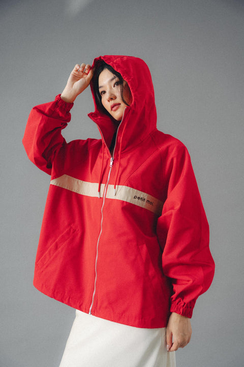 LEON PARKA IN VERMILION