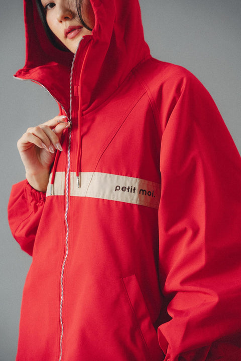 LEON PARKA IN VERMILION