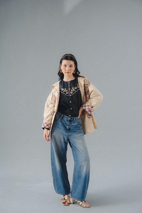 VALENTINA SHIRT IN MOSS