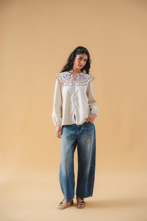 SERENDIPITY BLOUSE IN PEONY