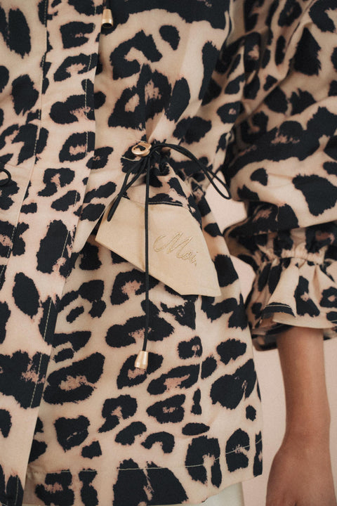LE COOL PARKA IN LEOPARD