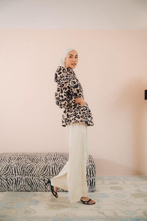 LE COOL PARKA IN LEOPARD