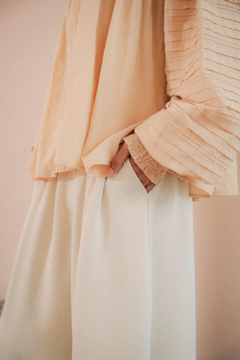 SOLENE TROUSERS IN VANILLE