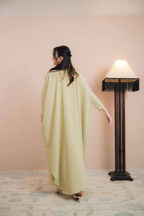 NAHLA KAFTAN IN SAGE