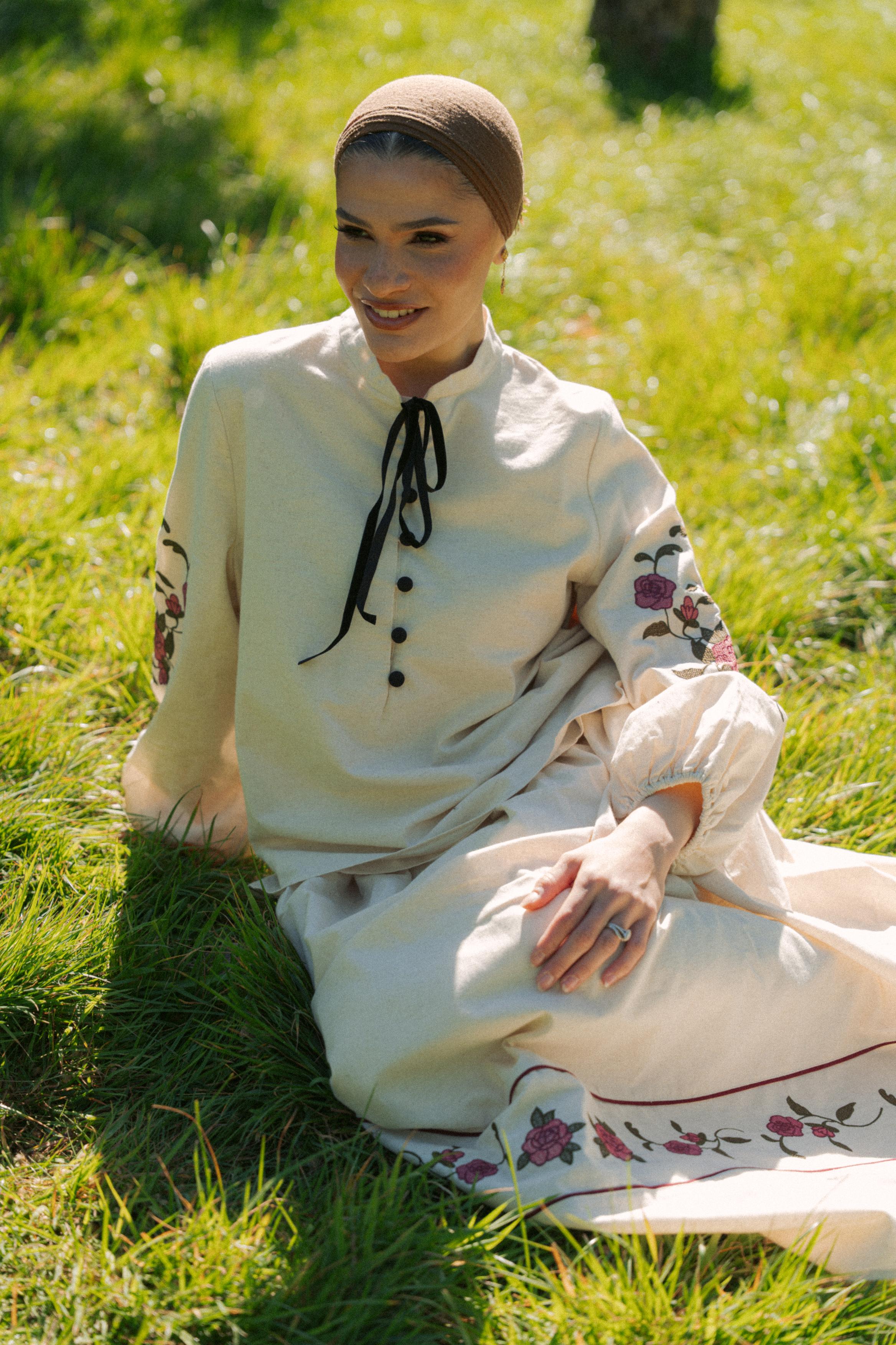 MARGUERITE BLOUSE IN VELOUR ROSE – Petit Moi