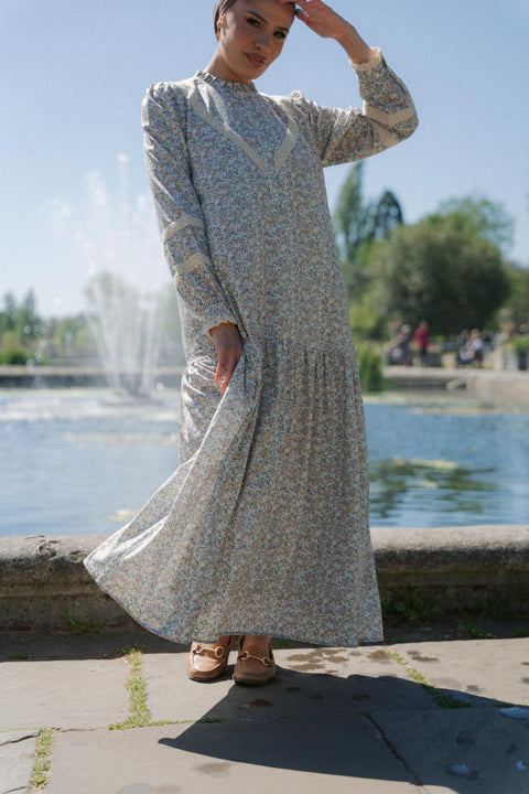 LUNDI DRESS IN PRIMROSE