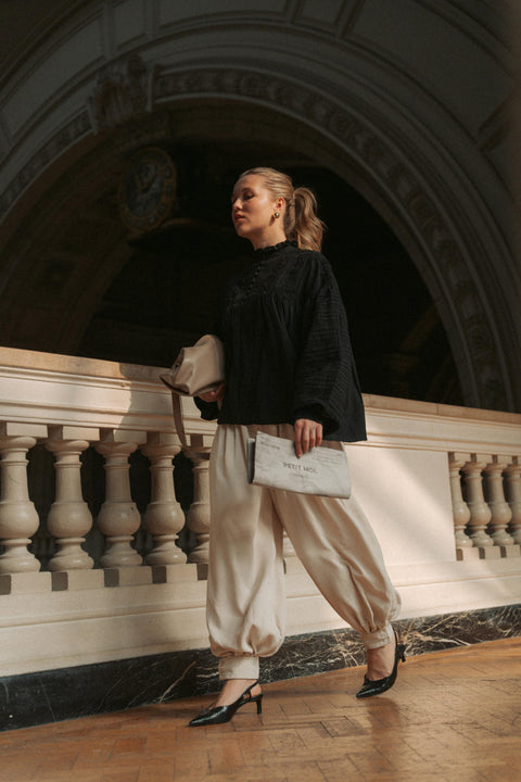 SOLENE TROUSERS IN VANILLE