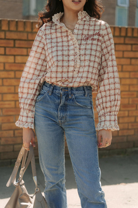 BALZAC SHIRT IN CHERRY GINGHAM