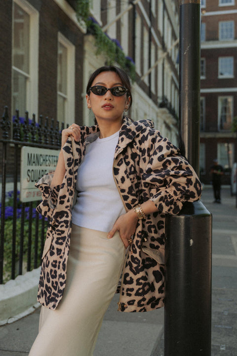 LE COOL PARKA IN LEOPARD