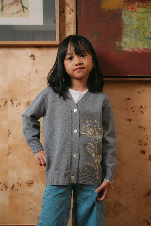CLASSIC CARDI IN DAFFODIL (KIDS)