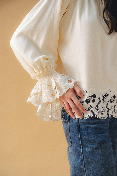 LYLA BLOUSE IN HEIRLOOM