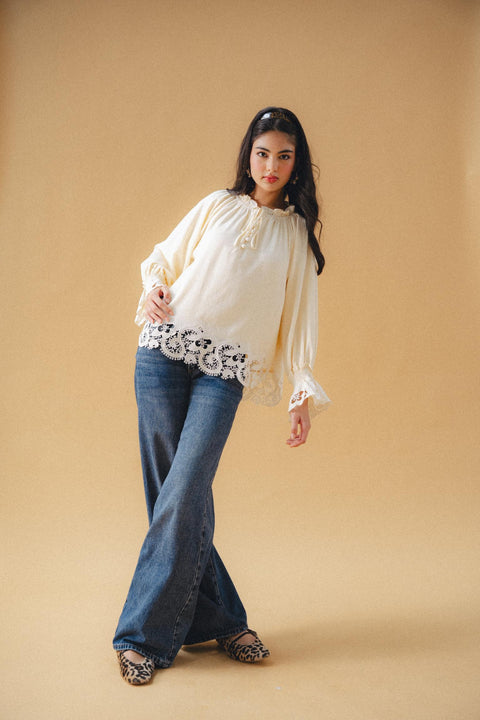 LYLA BLOUSE IN HEIRLOOM