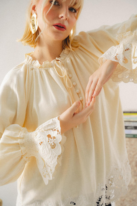 LYLA BLOUSE IN HEIRLOOM