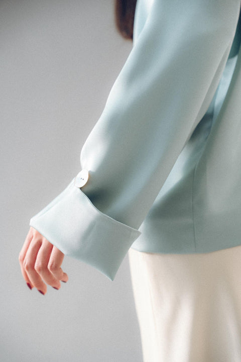 AKxPM ANGEL BLOUSE IN DAYDREAM BLUE