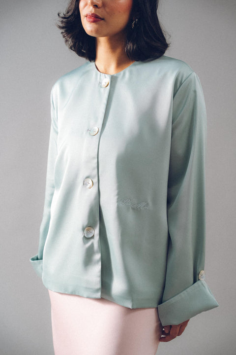 AKxPM ANGEL BLOUSE IN DAYDREAM BLUE