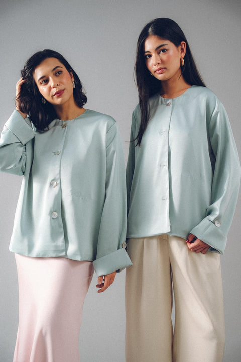 AKxPM ANGEL BLOUSE IN DAYDREAM BLUE