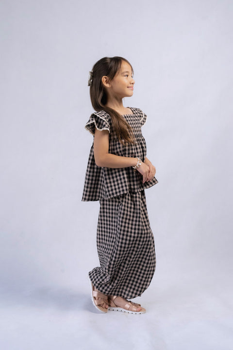 DARCY KURUNG IN NOIR GINGHAM