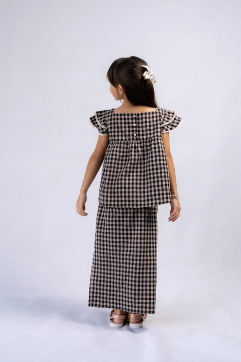 DARCY KURUNG IN NOIR GINGHAM