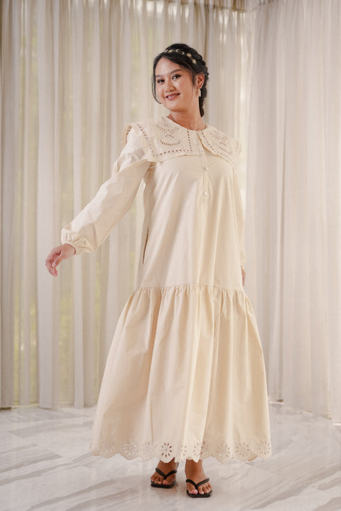 COLETTE DRESS IN SAND