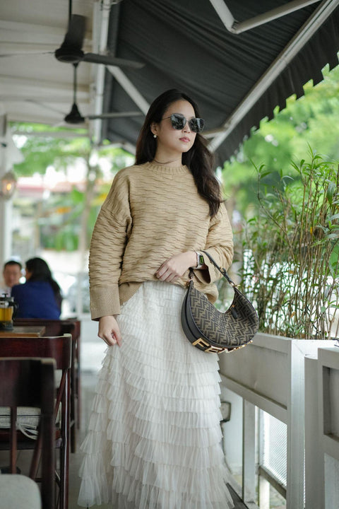 DREAM SKIRT IN PEARL