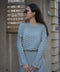 NUVOLA KNIT SWEATER IN SKY BLUE