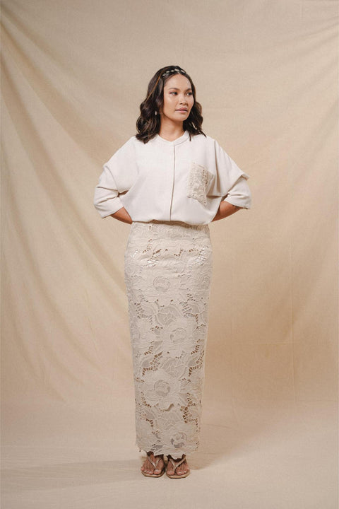 EVE TOP IN IVORY