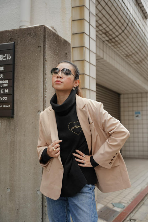 AKFORPM LOML BLAZER IN BEIGE