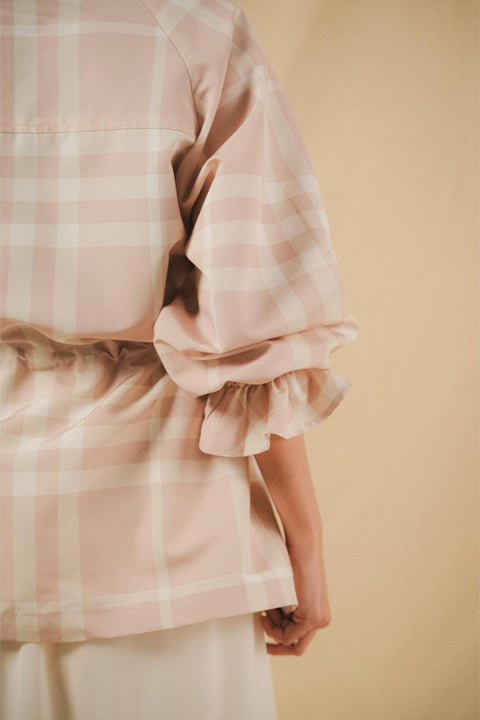 LE COOL PARKA IN PINK TARTAN