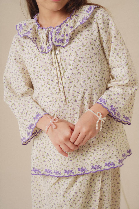 BLOOM KURUNG IN VIOLET