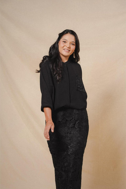 EVE TOP IN NOIR