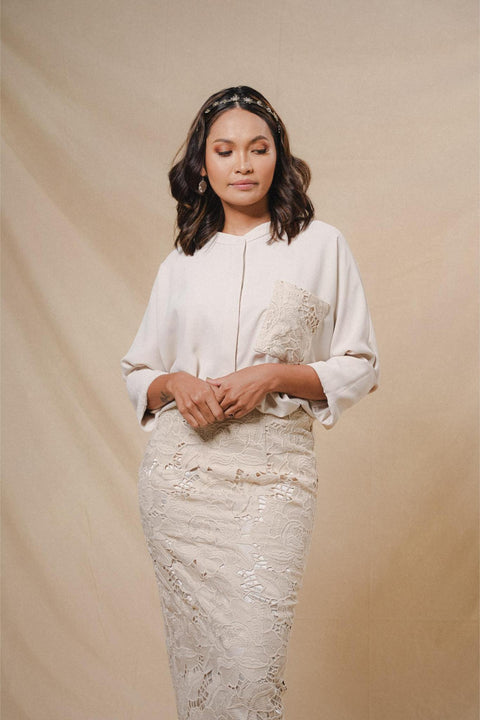 EVE TOP IN IVORY