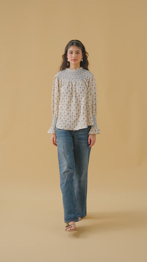 KATE BLOUSE IN ROSSETTI
