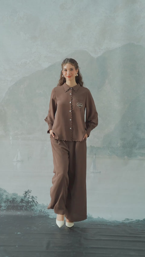 BRERA TROUSERS IN ESPRESSO
