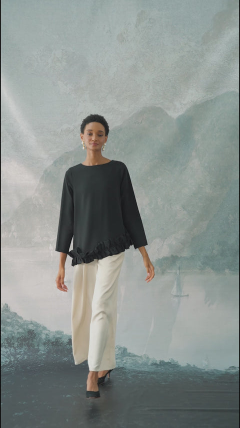 BRERA TROUSERS IN CREMA