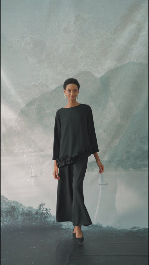 BRERA TROUSERS IN NOIR