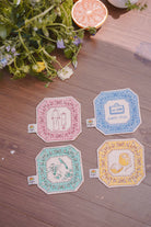 High quality colourful coasters by Petit Moi